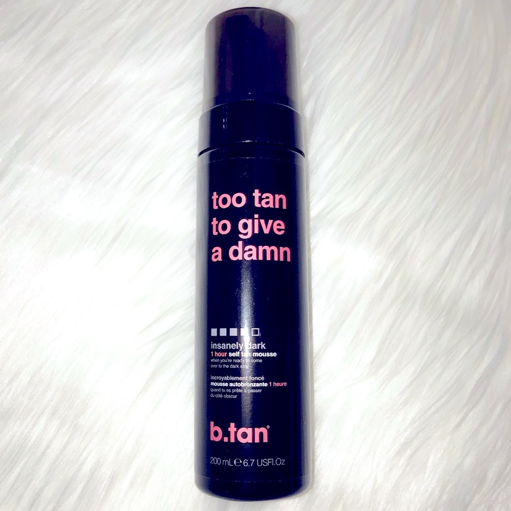 Discontinued B.Tan Too Tan To Give A Damn Self Tan Mousse